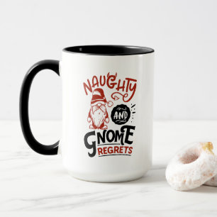 Taza navidades de sarcasmo divertidos gnome Holiday Mug