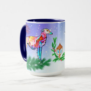 Taza Navidades de Silken Windhound