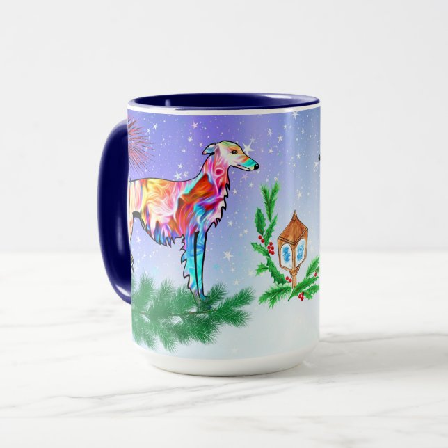 Taza Navidades de Silken Windhound (Anverso izquierdo)