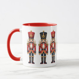 Taza Navidades de soldados desnudistas
