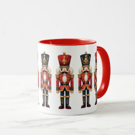 Taza Navidades de soldados desnudistas
