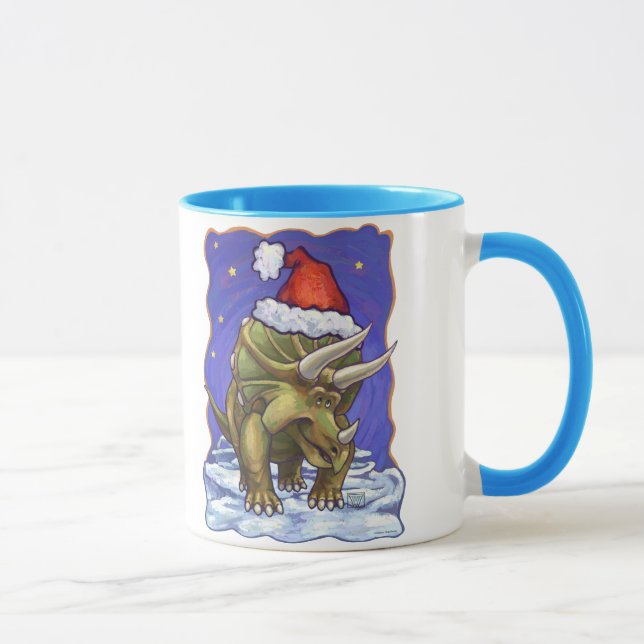 Taza Navidades de Triceratops (Derecha)