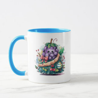 Taza Navidades de uva