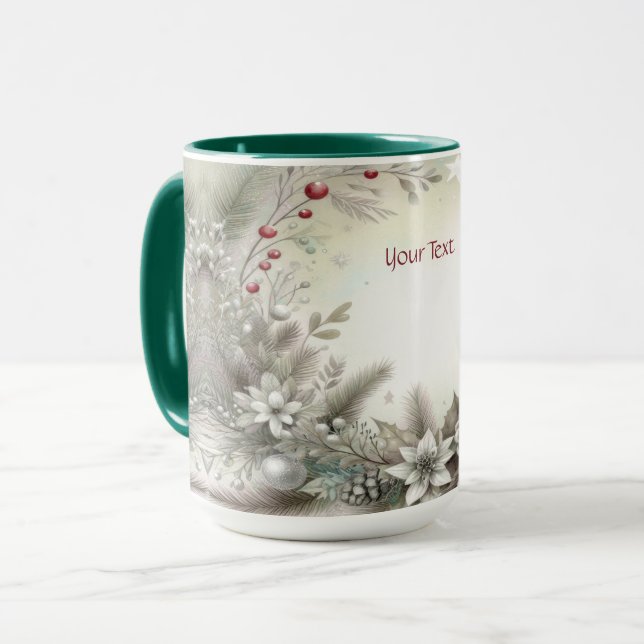 Taza Navidades de vacaciones de invierno (Anverso izquierdo)