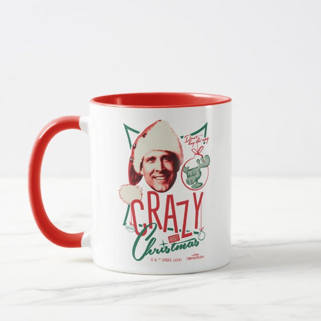 Taza Navidades de vacaciones locos por los Navidades (Izquierda)