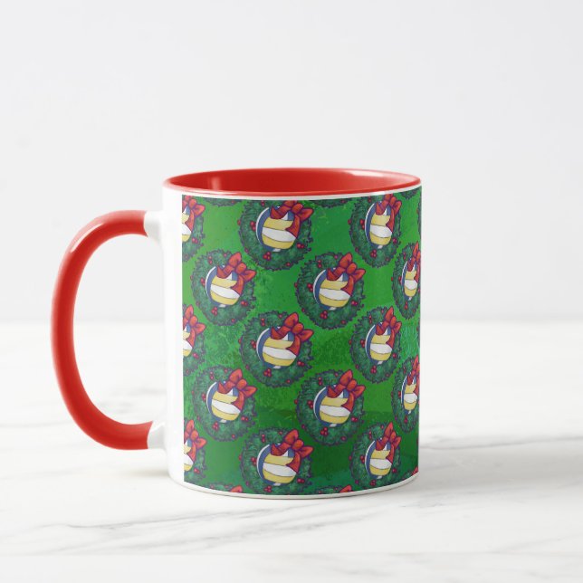 Taza Navidades de voleibol (Izquierda)