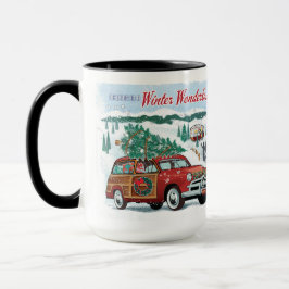 Taza Navidades de Woodie Wagon