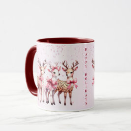 Taza Navidades Deer Holiday Mug