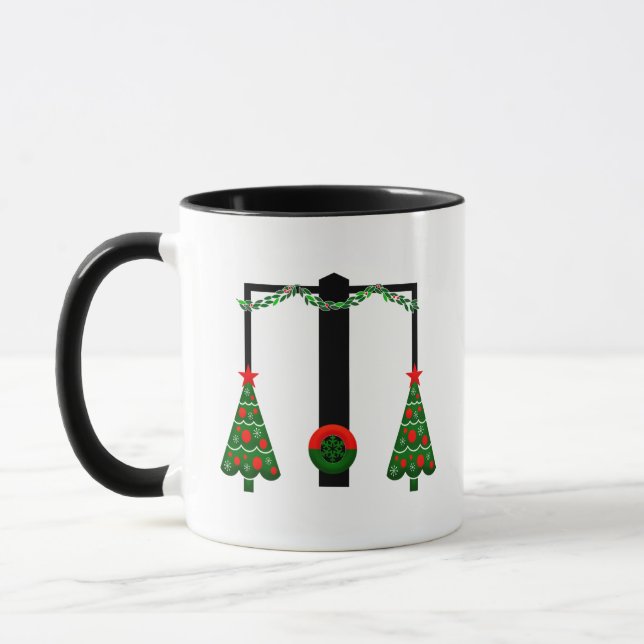 Taza Navidades del abogado Mug (Izquierda)