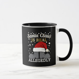 Taza Navidades del abogado - Santa es real supuestament