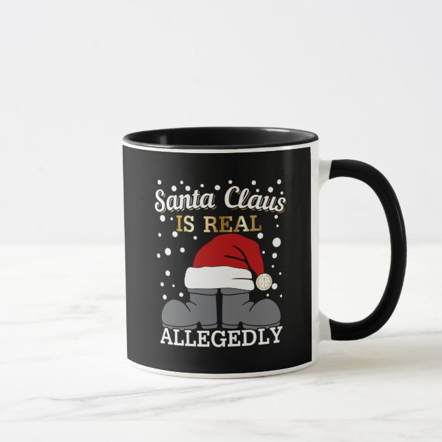 Taza Navidades del abogado - Santa es real supuestament (Derecha)