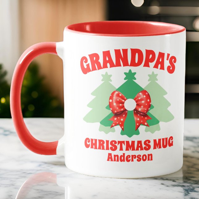 Taza Navidades del abuelo personalizado (Subido por el creador)
