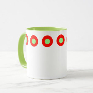 Taza Navidades del Green Red Polka Dots 4Joanne