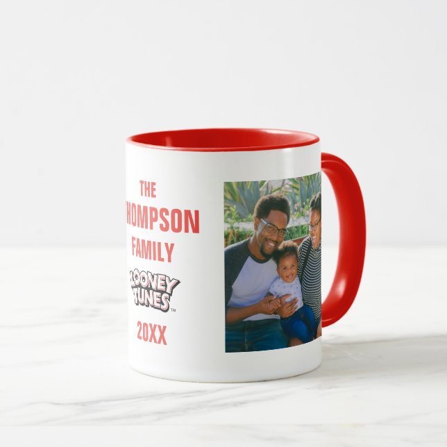 Taza NAVIDADES del grupo LOONEY TUNES™ Foto de la famil (Anverso derecho)