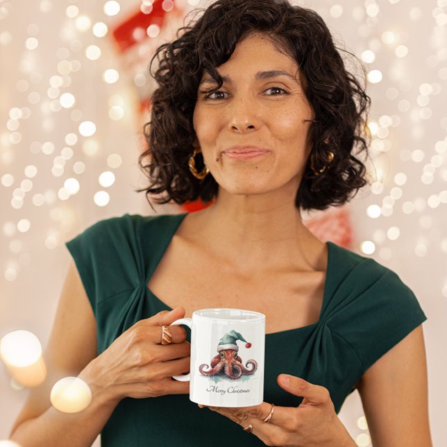 Taza Navidades del Octopus Alegría, personalizado (Subido por el creador)