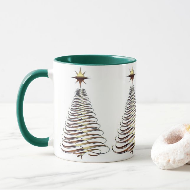 TAZA **NAVIDADES DIVERSOS DE NAVIDAD MODERNA** (Con donut)