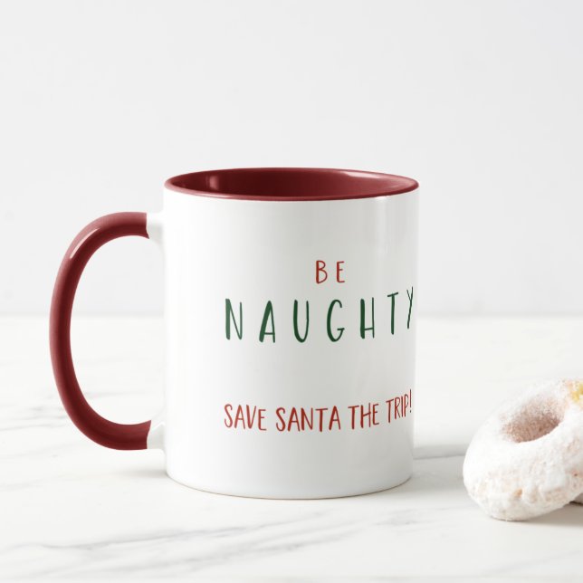 Taza Navidades divertidos Mug (Con donut)