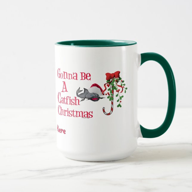 Taza Navidades divertidos que pescan ♫ Navidades de pes (Derecha)