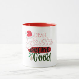 Taza Navidades divertidos: Querido Santa