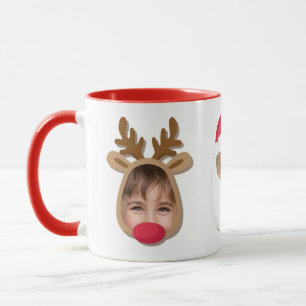 Taza Navidades divertidos se enfrentan a Mug
