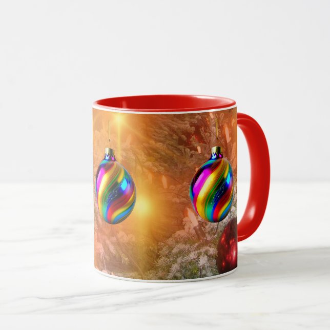 Taza Navidades dorados ornamentales (Anverso derecho)