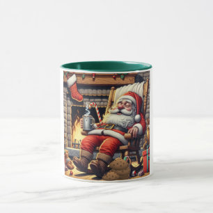 Taza Navidades durmientes de Santa María