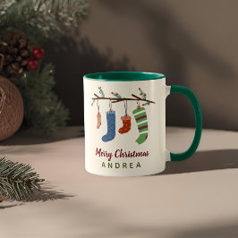 Taza Navidades educados dan un regalo a los Navidades d