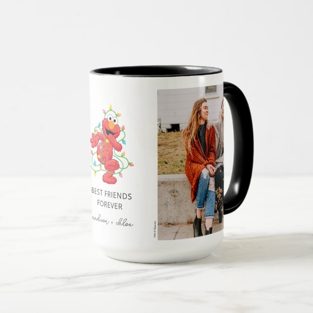 Taza Navidades Elmo | Mejores Amigos - Foto (Anverso derecho)