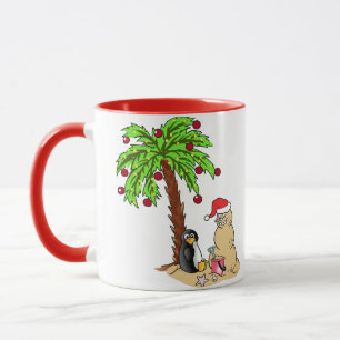 Taza Navidades en la playa