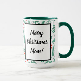 Taza Navidades Evergreen Boughes y Holly Berries
