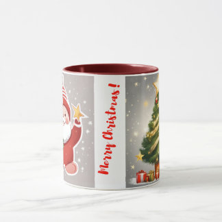 Taza Navidades exclusivos Mug: Santa Roja, Estrella esp
