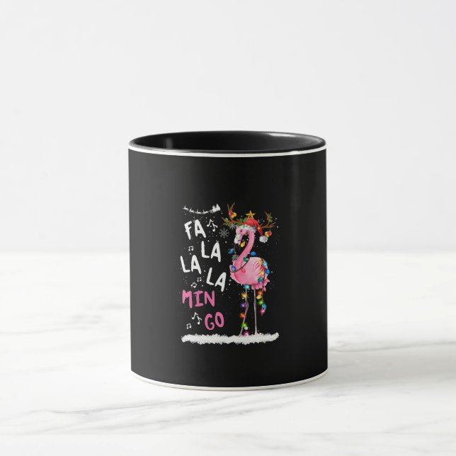 Taza Navidades - Fa-La-Mingo Flamingo Con Navidades (Centro)