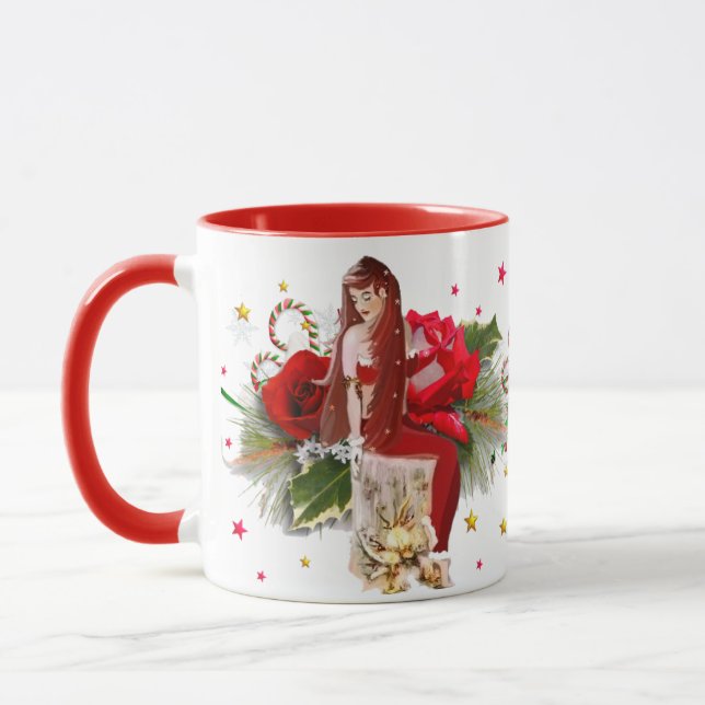 Taza Navidades Fairy & Candy Canes Mug (Izquierda)