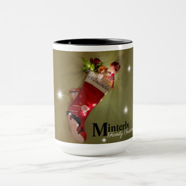 Taza Navidades familiares personalizados (Centro)