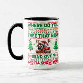 Taza Navidades Feliz Navidad Por Regalo De Renos