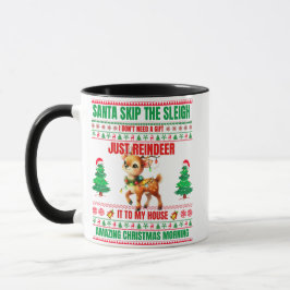 Taza Navidades Feliz Navidad Por Regalo De Renos