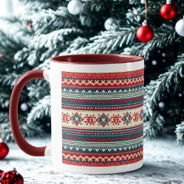 Taza Navidades feos de la Armada Roja Nórdica sudan bar