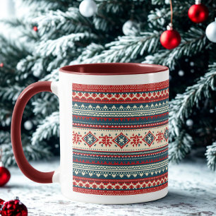 Taza Navidades feos de la Armada Roja Nórdica sudan bar