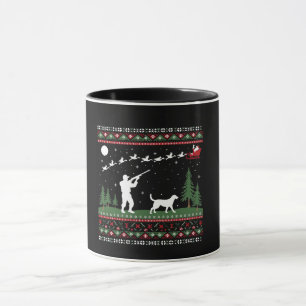 Taza Navidades feos Estación Santa de Caza de Suéter
