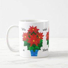 Taza Navidades festivos Coffee Mug, Poinsettias