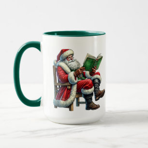 Taza Navidades festivos leyendo Santa María