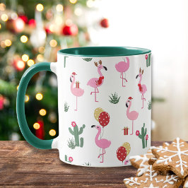 Taza Navidades Flamingo Fiesta | Vacaciones