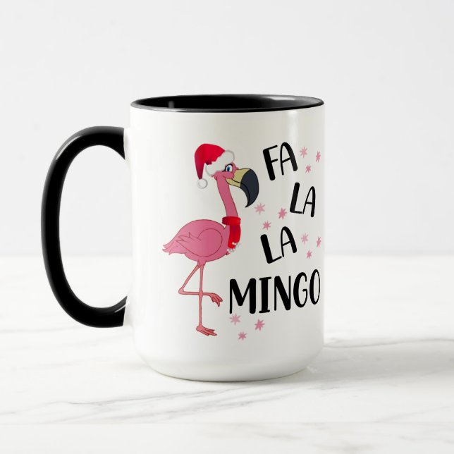 Taza Navidades Flamingo Mug (Izquierda)