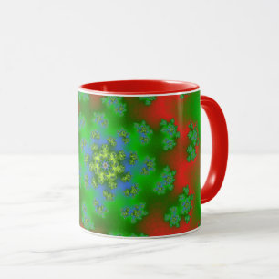Taza Navidades Floral Sprinkles