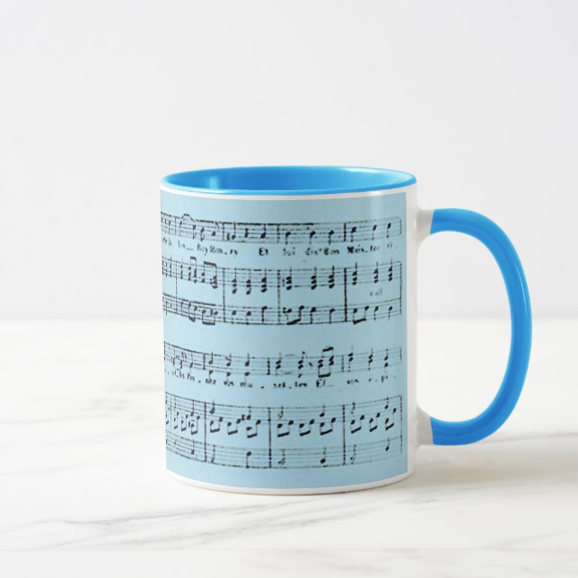 Taza Navidades franceses chascan música (Derecha)