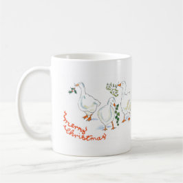 Taza Navidades Geese Ringer Mug