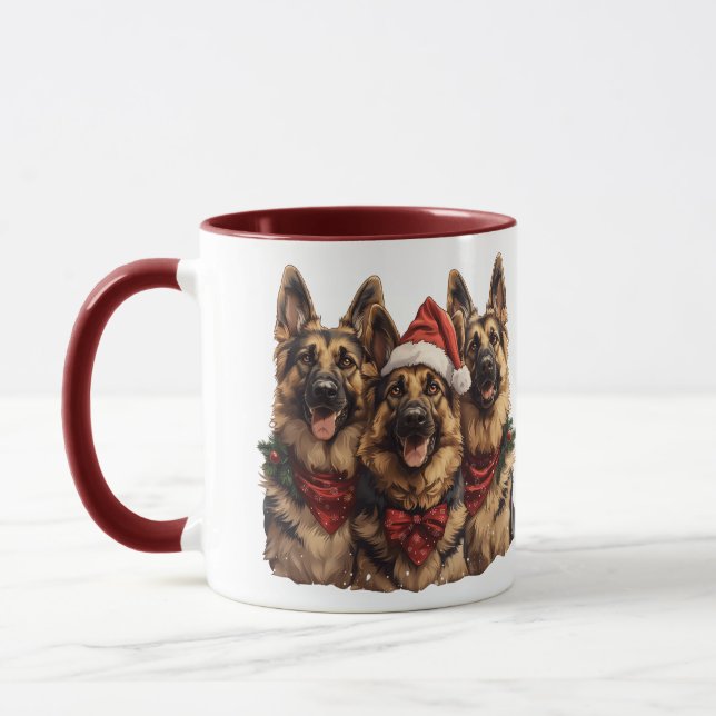 Taza Navidades German Shepherd Dogs (Izquierda)