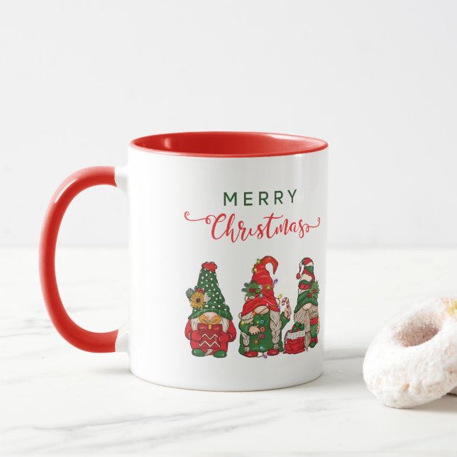 Taza Navidades Gnomes (Con donut)