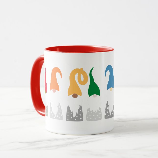 Taza Navidades Gnomes (arco iris) (Anverso izquierdo)