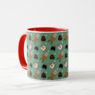 Taza Navidades Goldendoodle Dogs